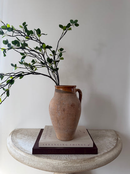 Mustard Rim Vintage Konya Pot