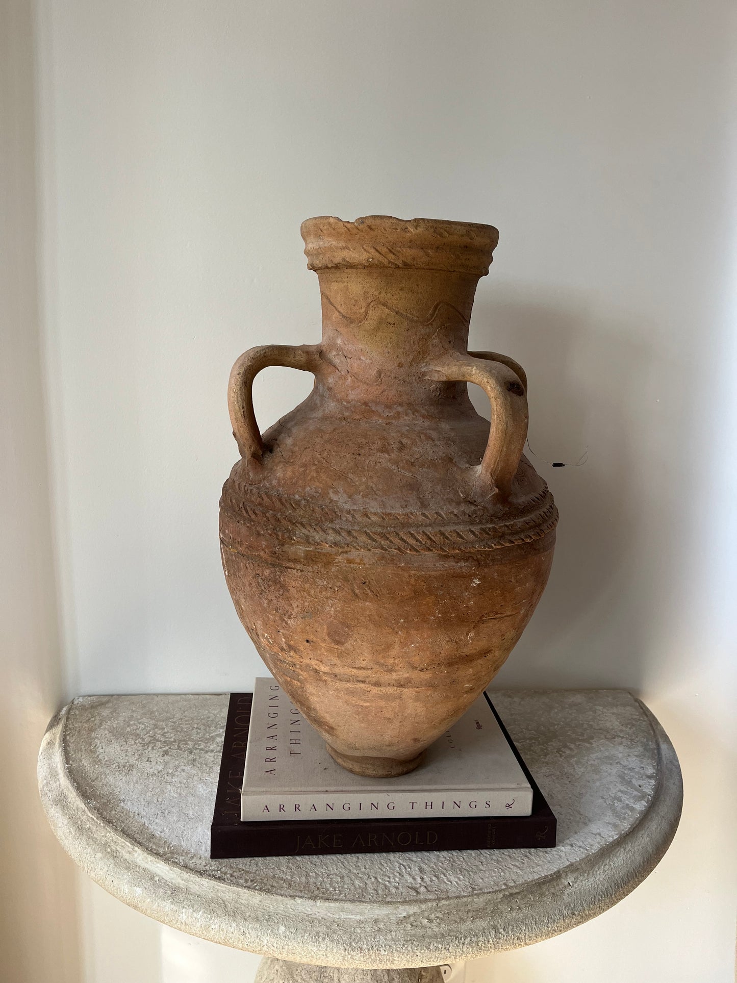 Rare Antique 4 Handle Hatay Pot