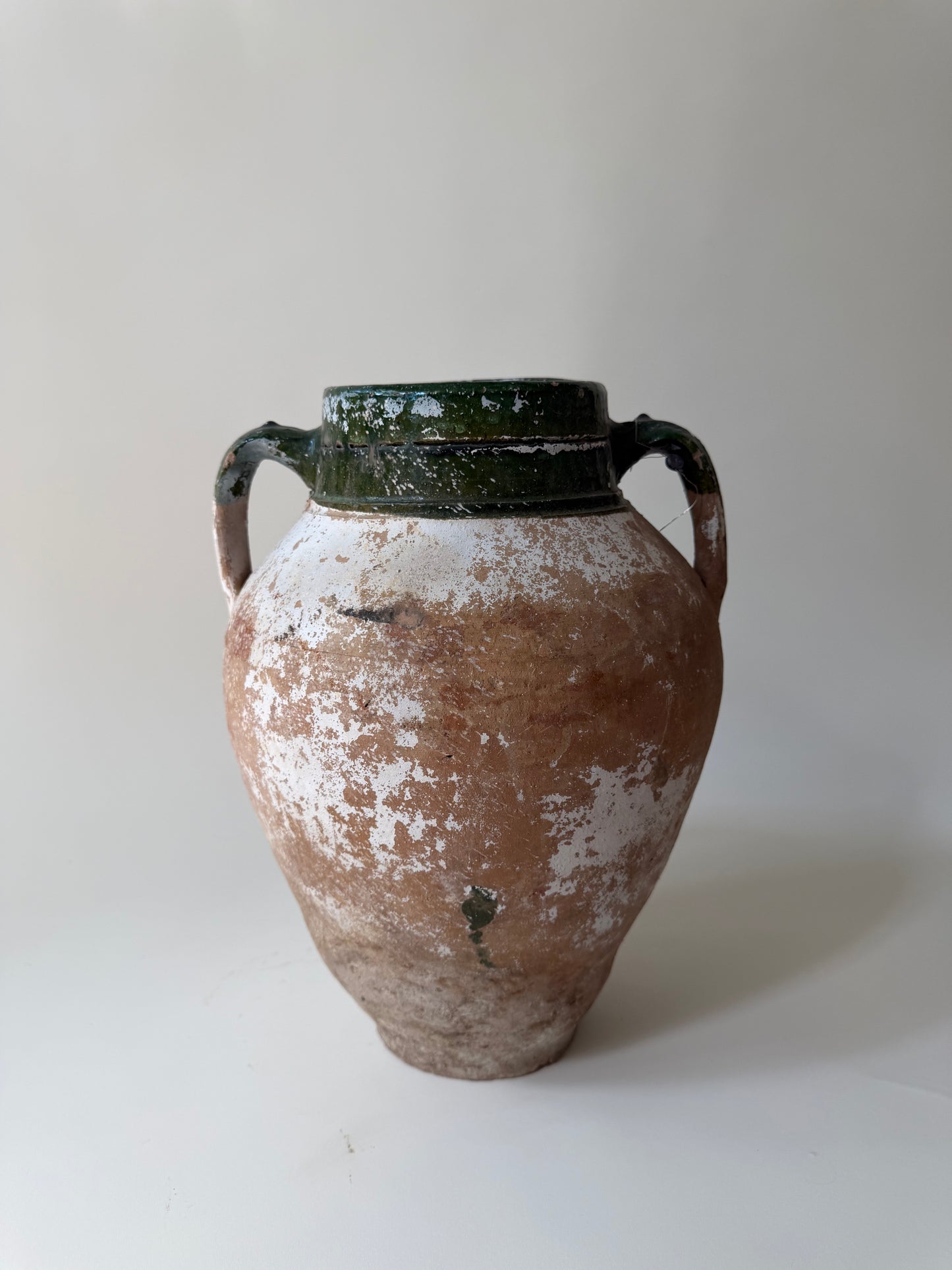 Konya Pot - Beyaz Patina