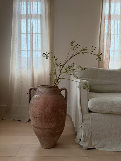 Terracotta 2 Handle Pot III