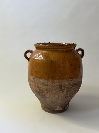 Large Antique Confit Pot - I