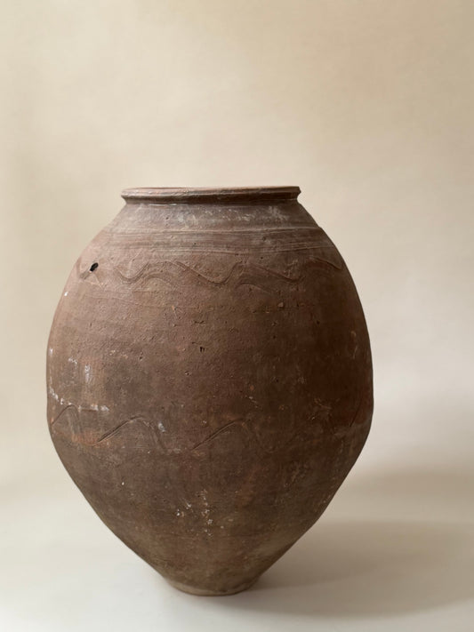 Vintage Olive Jar - II