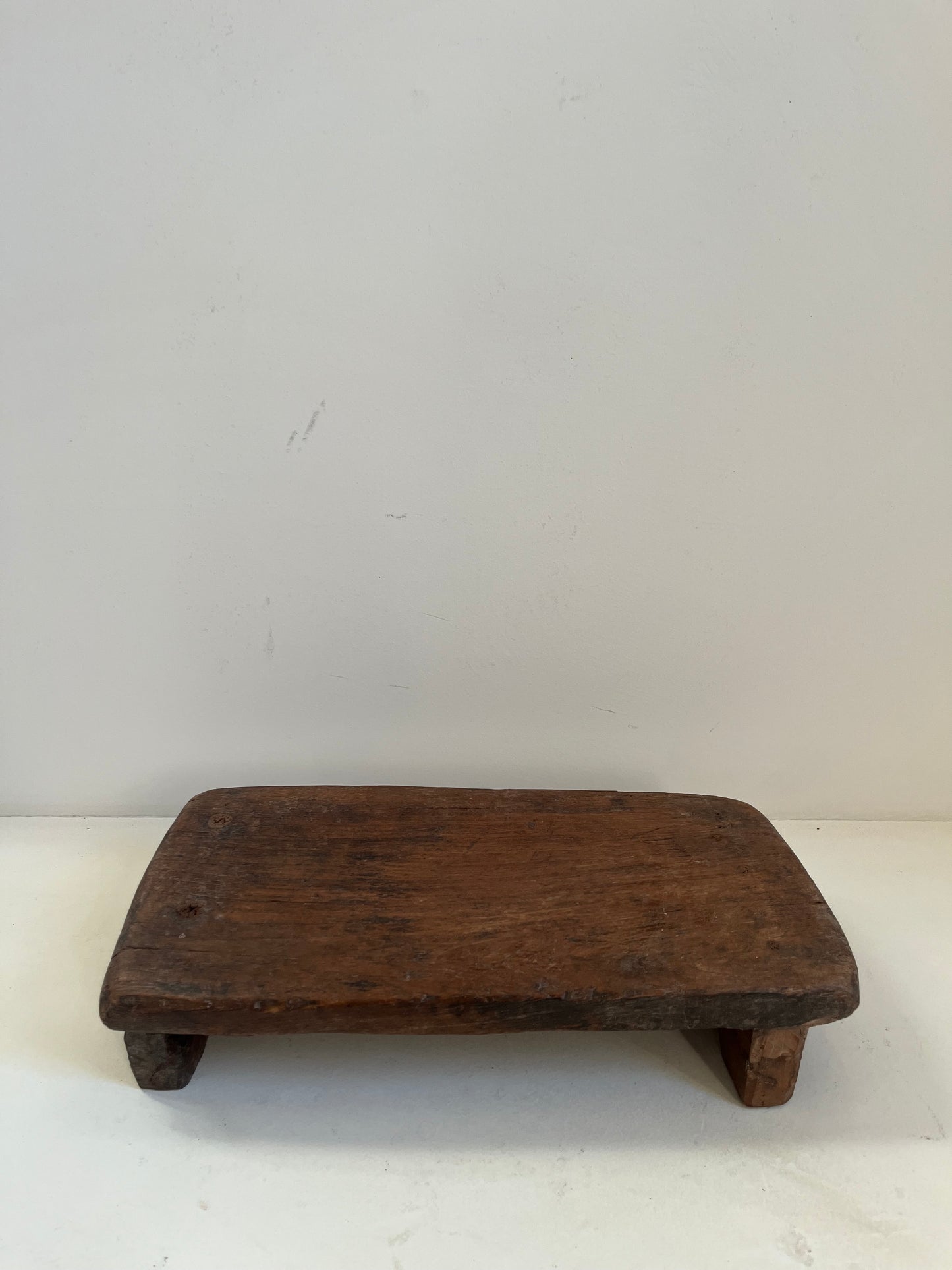 Vintage Stained Wood Bajot Riser I