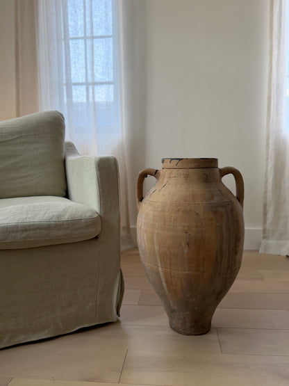 Terracotta 2 Handle Vessel - V