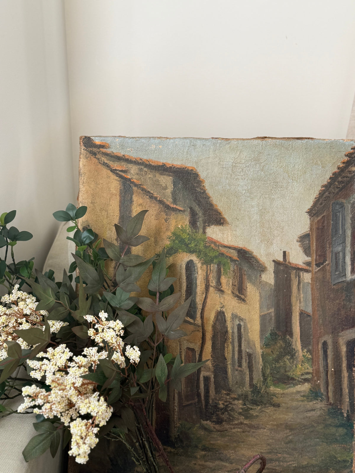 Original Signed Painting on Canvas - The Provençal Village
