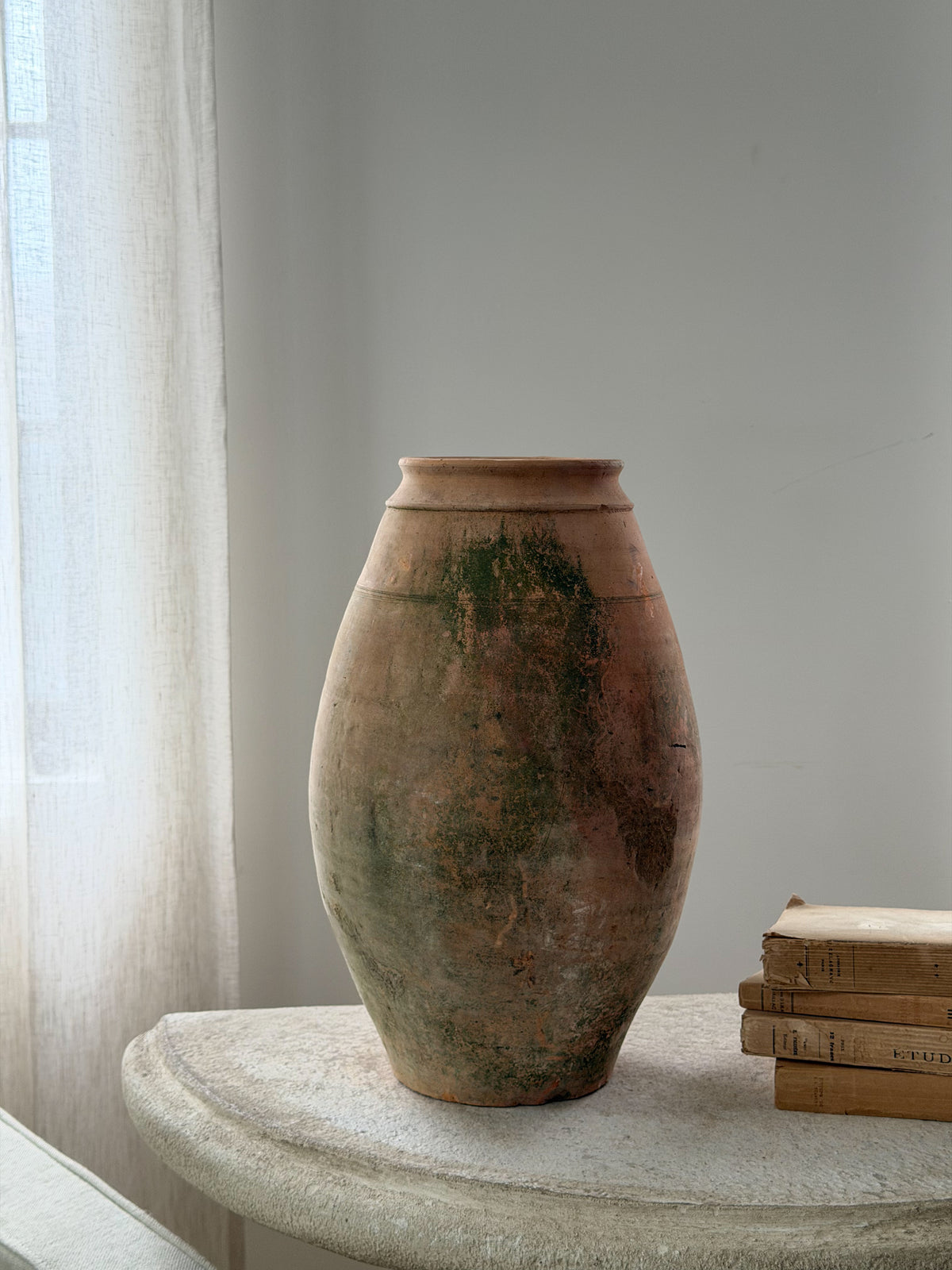 Terracotta Moss Vessel - II