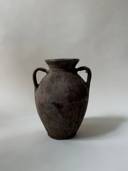 Konya Pot - Brown & Jade