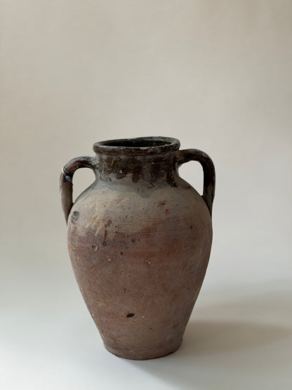 Konya Pot - Terracotta & Olive