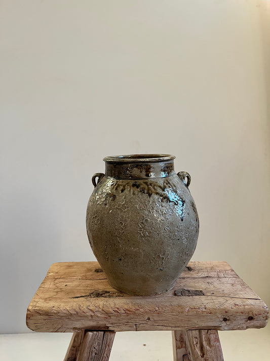 Vintage Glazed Pot I