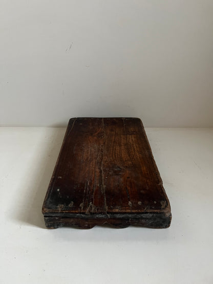 Vintage Stained Wood Bajot Riser VI