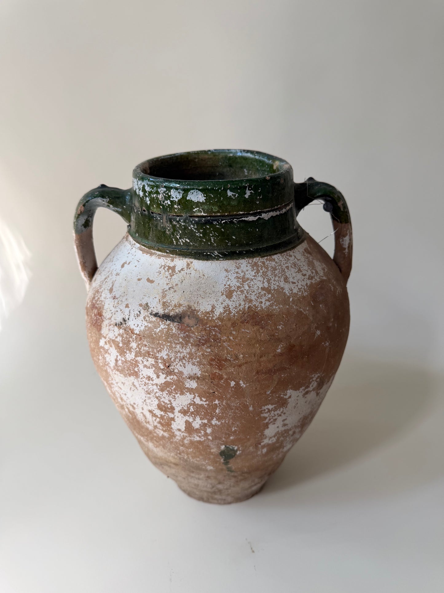 Konya Pot - Beyaz Patina