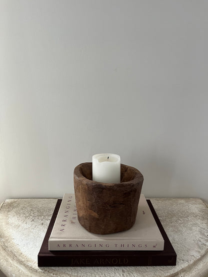 Vintage Ukali Bowl Candle Holder
