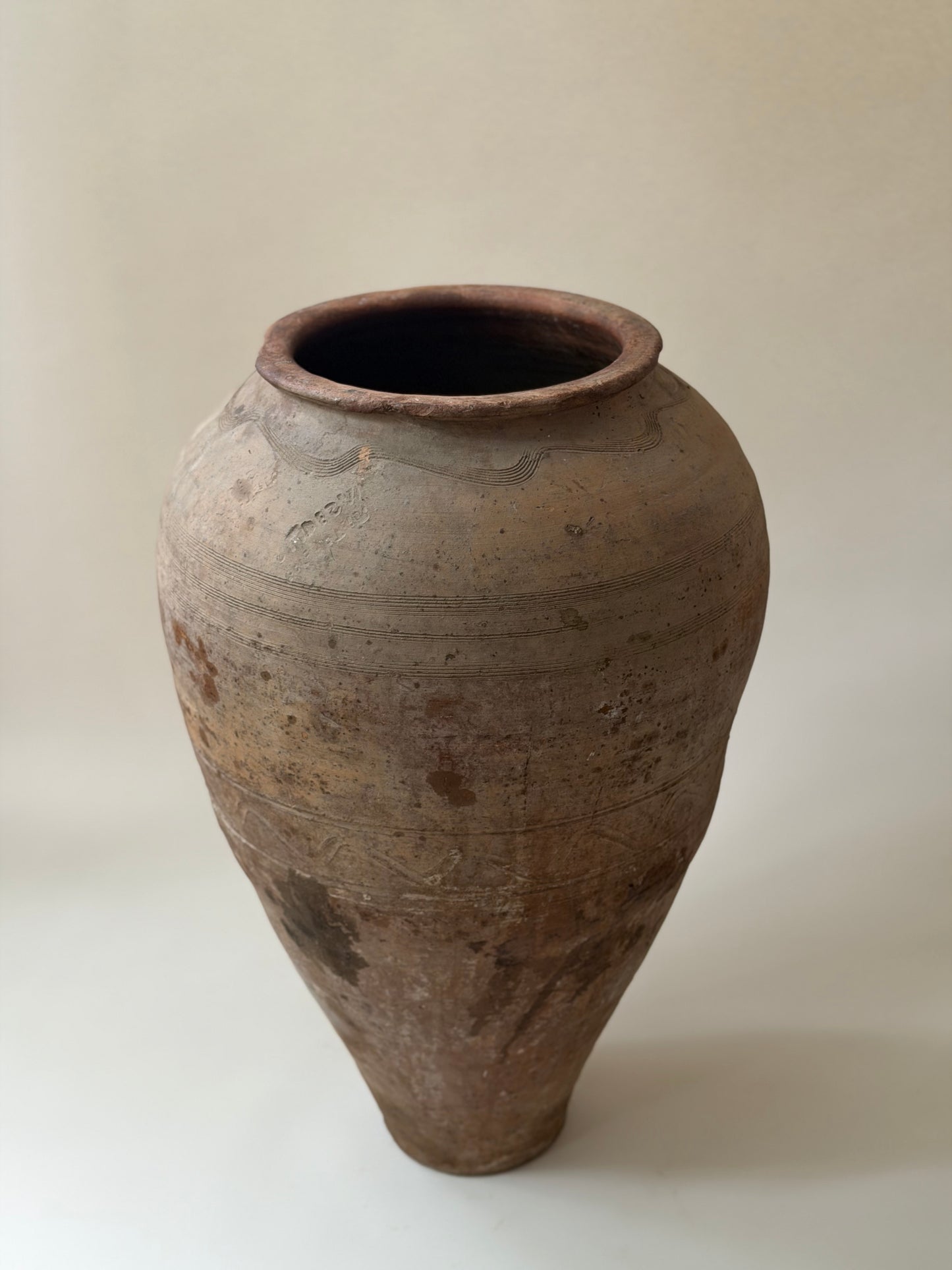 Vintage Olive Jar - I