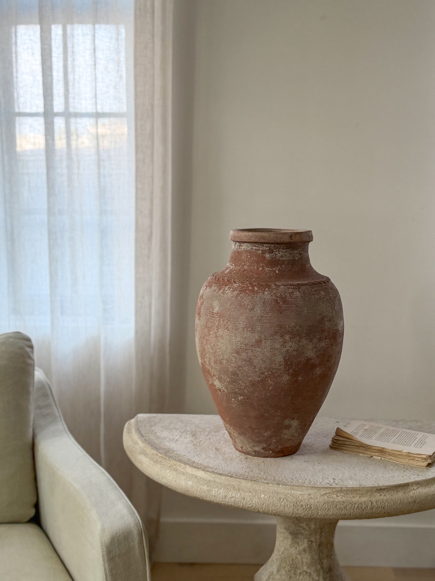 Belted Terracotta Vessel