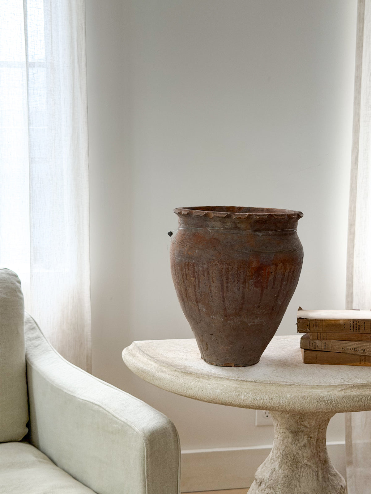 Scalloped Edge Terracotta Planter