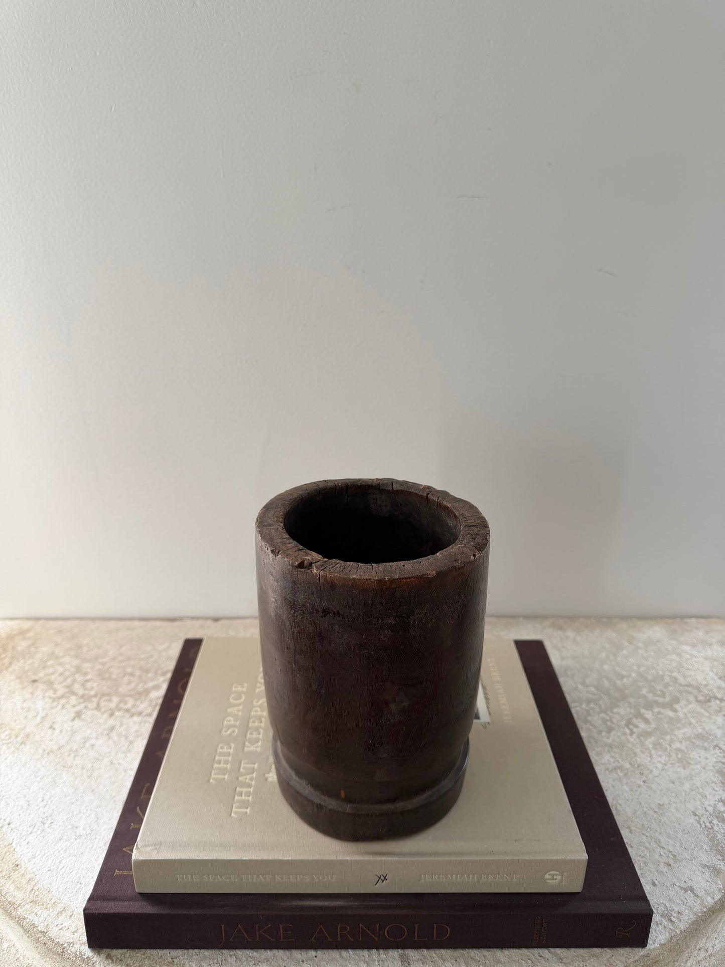 Vintage Wood Mortar