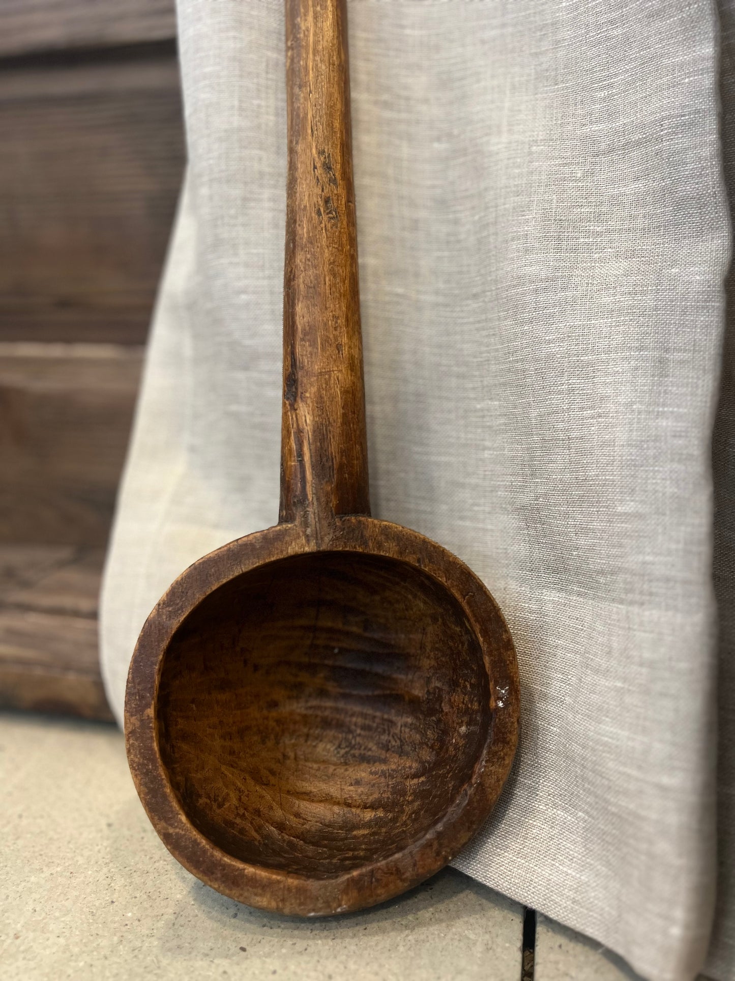 Antique serving spoon No.1