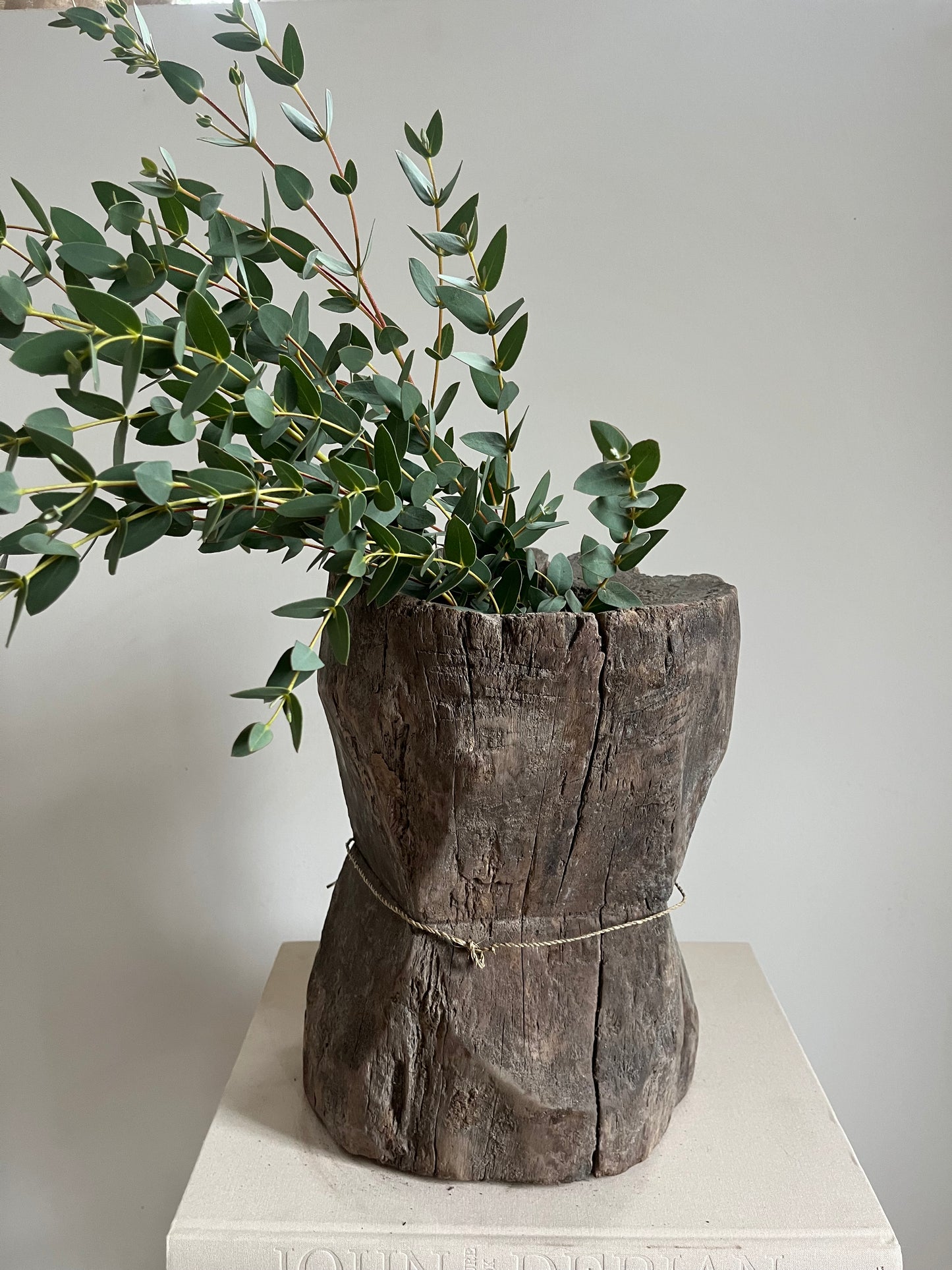 Antique Wood Mortar V