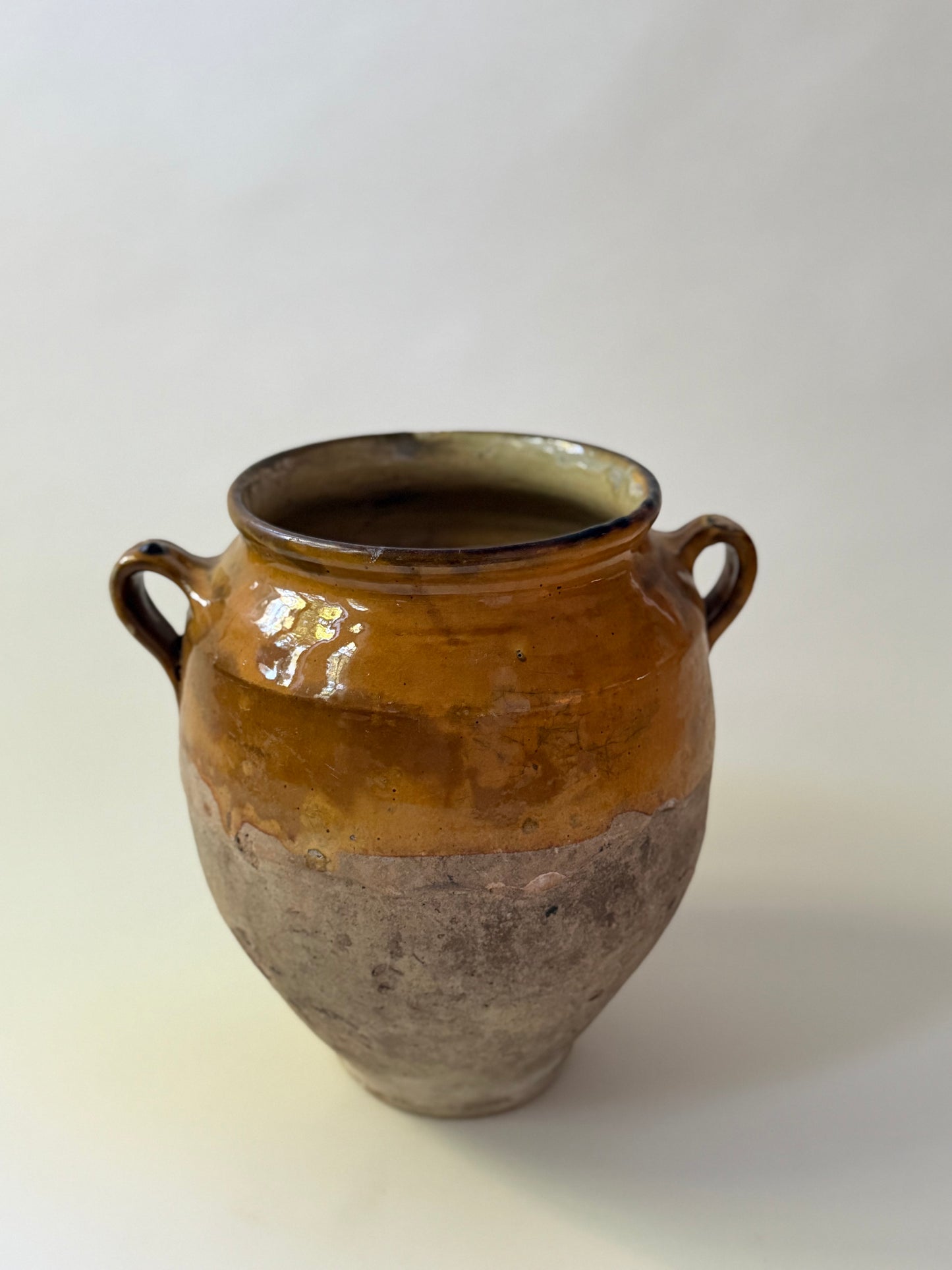 Large Antique Confit Pot - III