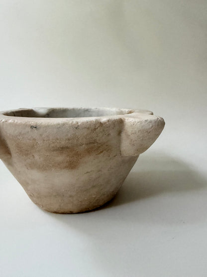 Large French Marble Mortar