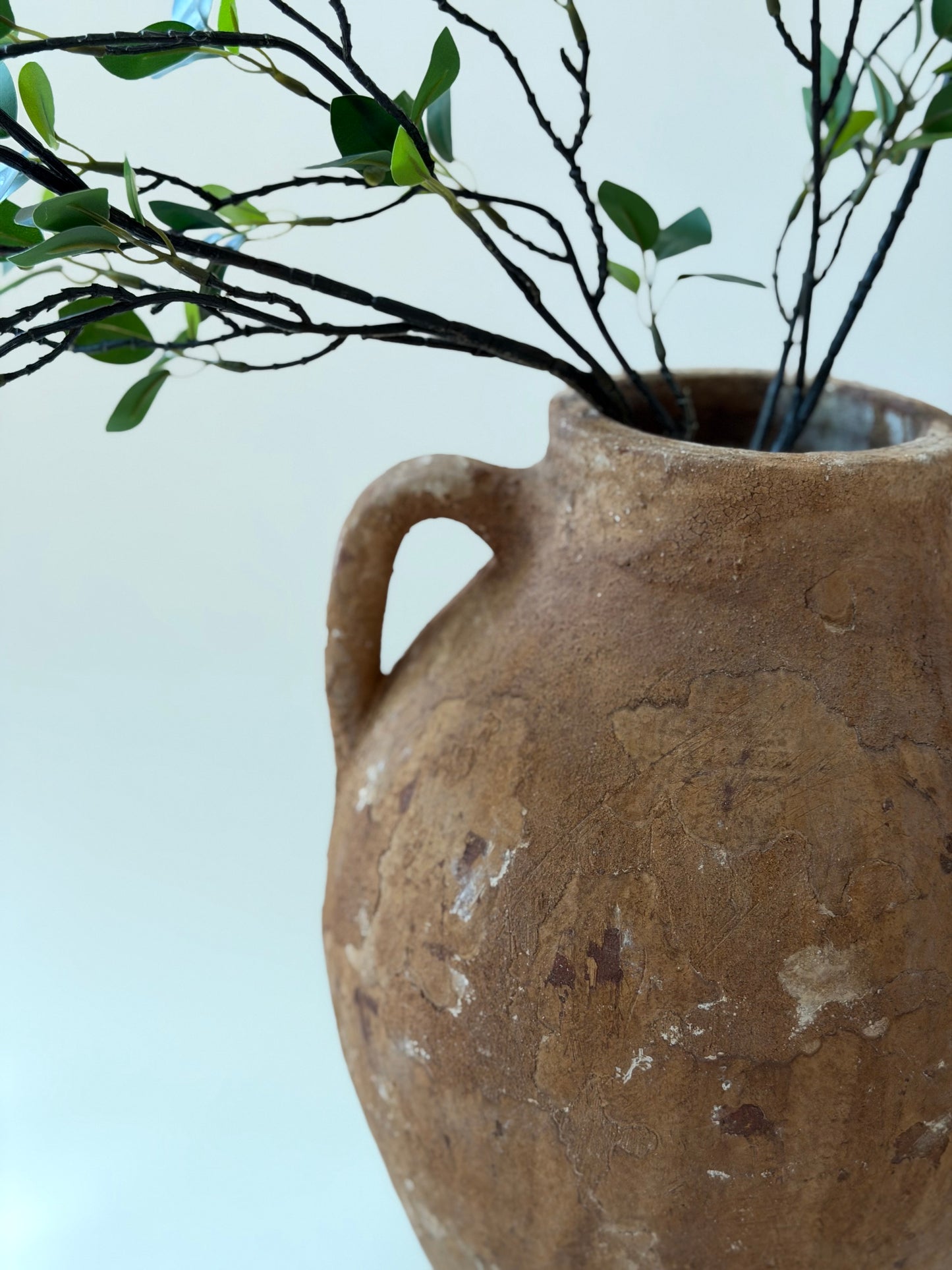 Double Handled Vessel - Brown Texture