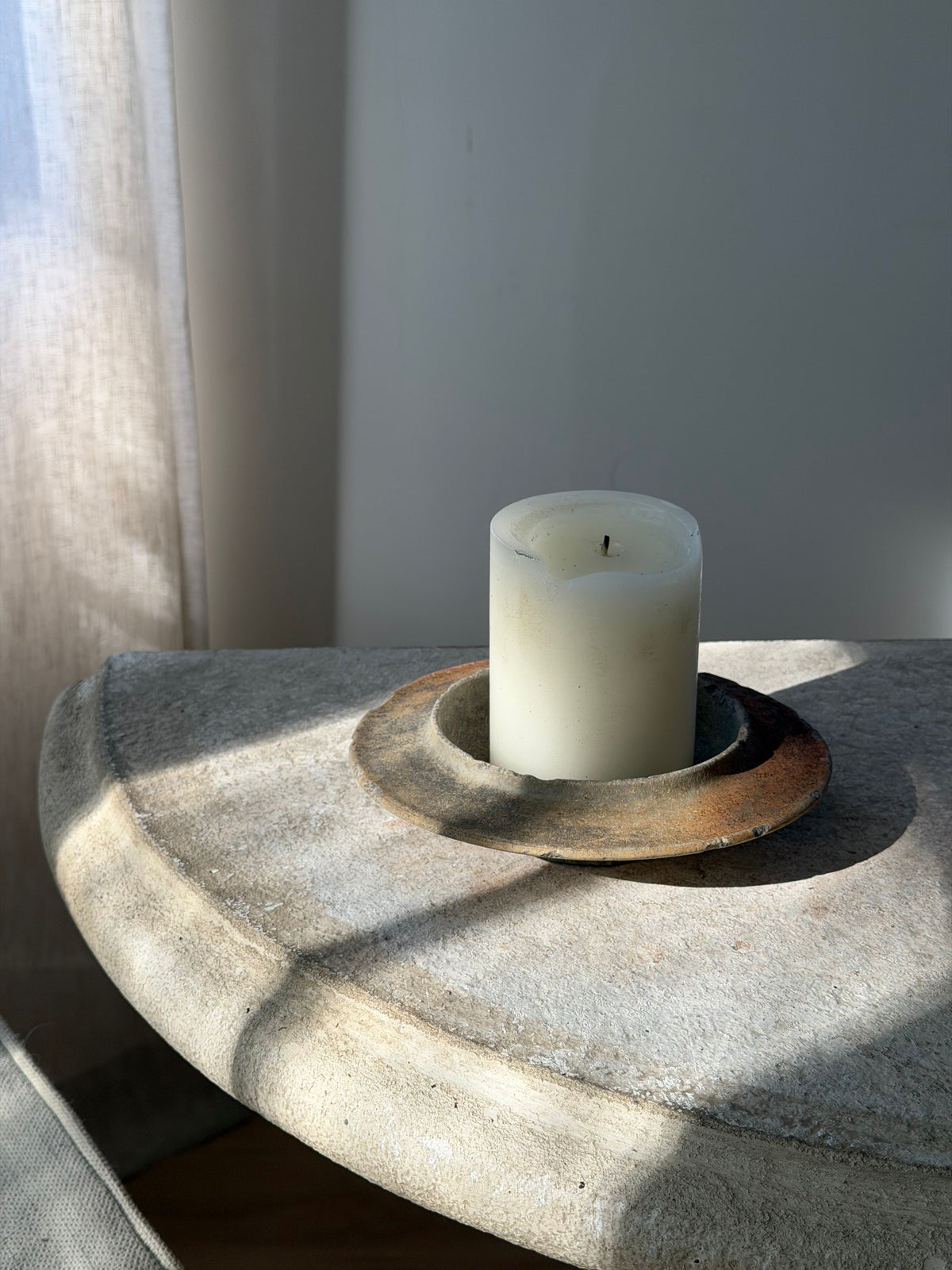 French Confit Candle Tray - Terracotta