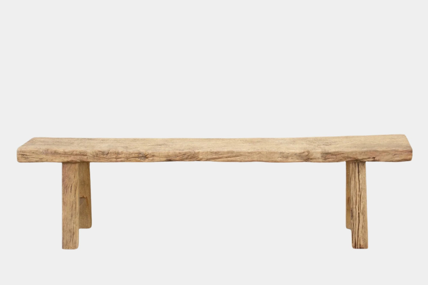 XXL Elm Wood Bench