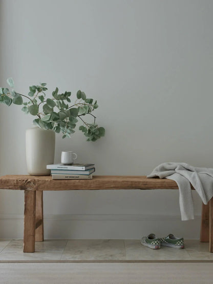XXL Elm Wood Bench