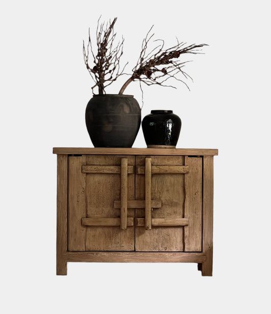 Nerine Two Door Elm Cabinet