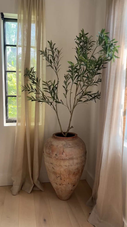 XL Terracotta Olive Jar