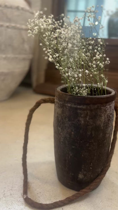 Antique water bucket