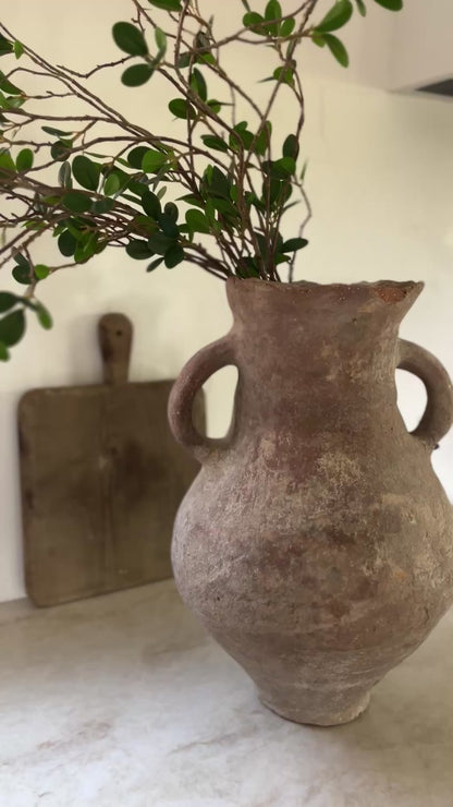 Antique Terracotta 2 Handle Vessel