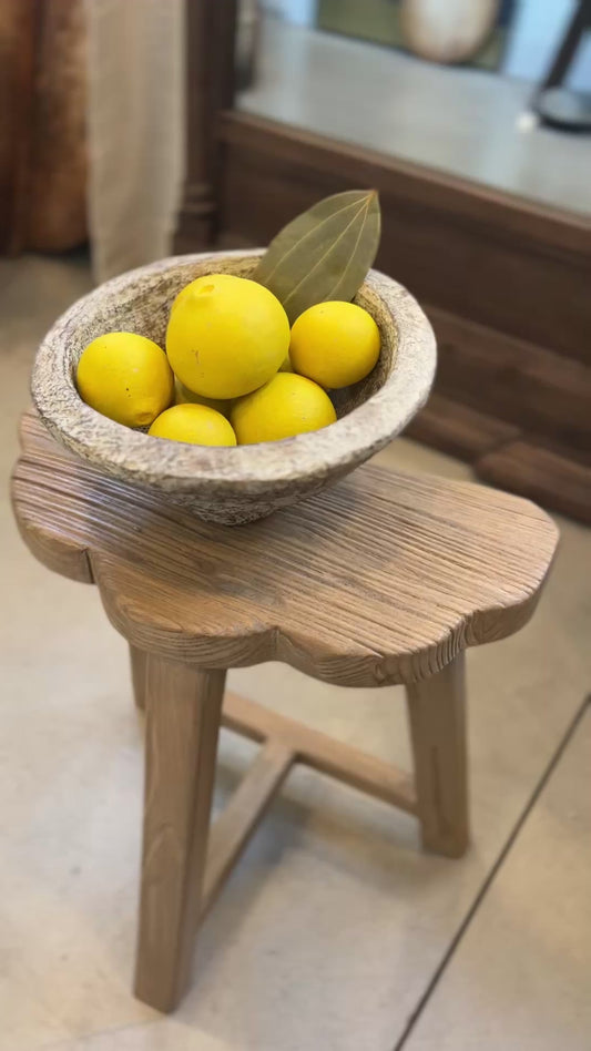 Vintage paper mache bowl, small