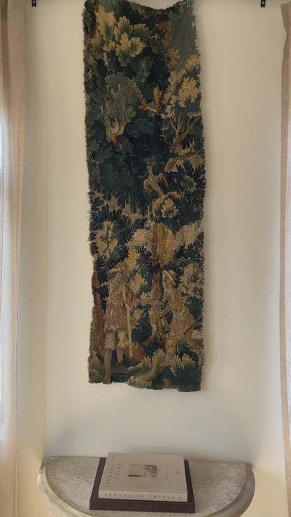 18th Century Verdure Tapestry Fragment
