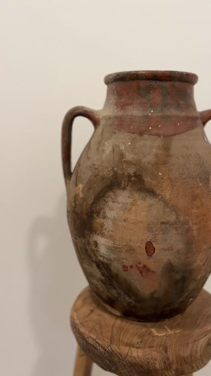 Lotus vintage brown Konya drip pot