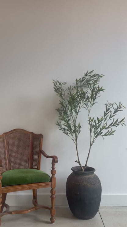 Calypso vintage charcoal floor pot