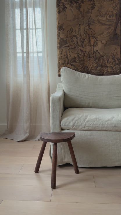 Demi Lune Milking Stool
