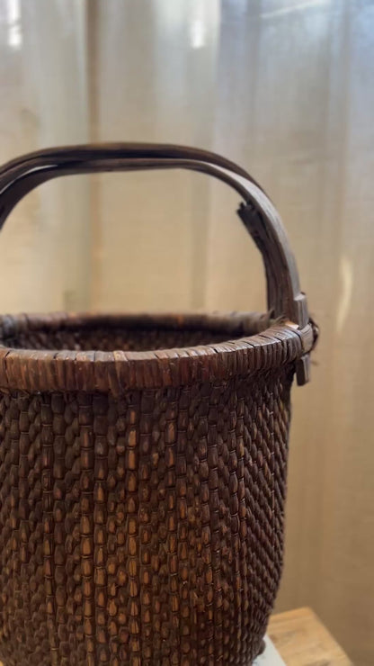 Tall handled basket