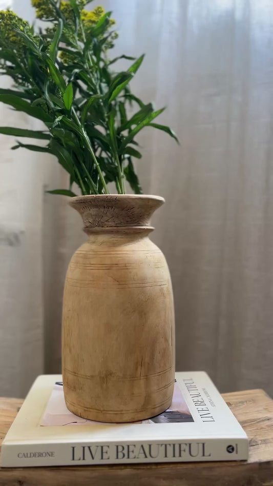 Vintage Himalayan water pot vessel