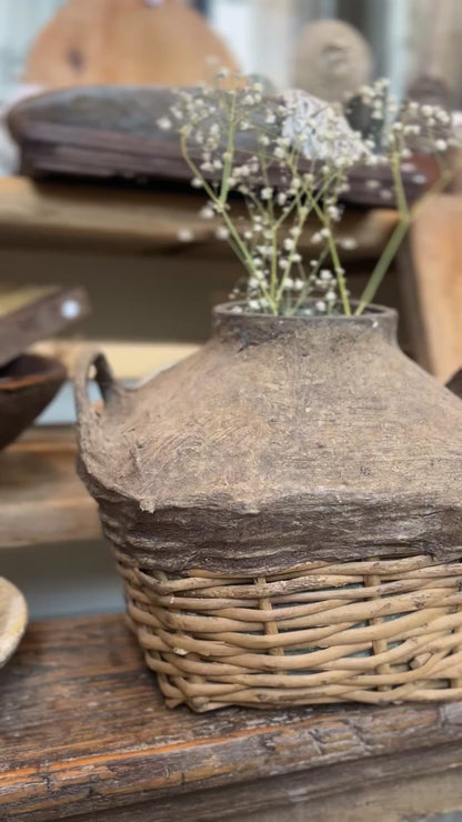 Vintage Rice Wine Basket