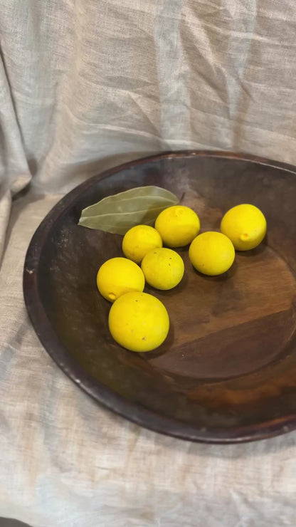 Small vintage carved bowl